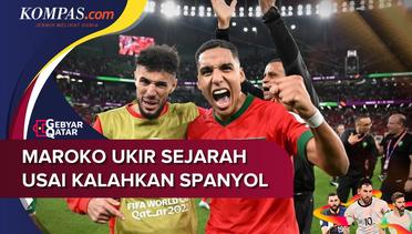 Hasil Maroko vs Spanyol 0-0 (3-0), Menang Adu Penalti, Singa Atlas Ukir Sejarah ke Perempat Final Pi