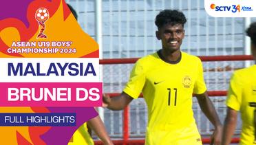 Malaysia vs Brunei DS - Full Highlights | Asean Boys Championship U19 2024