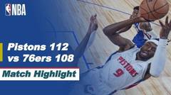 Match Highlight  | Detroit Pistons 112 vs 108 Philadelphia 76ers | NBA Pre-Season 2021/2022