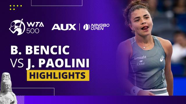 Belinda Bencic vs Jasmine Paolini - Highlight | WTA 500: Ningbo Open 2025