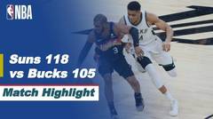 Match Highlight  | Phoenix Suns 118 vs 105 Milwaukee Bucks | NBA Playoffs 2020/21