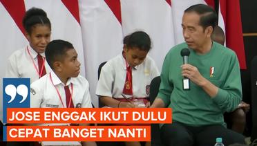 Jose Dilarang Ikut Jawab Karena Dianggap Terlalu Pintar Oleh Jokowi