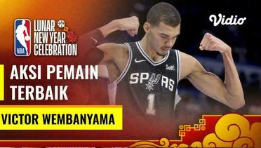 Nightly Notable | Pemain Terbaik 12 Februari 2024 - Victor Wembanyama | NBA Regular Season 2023/24