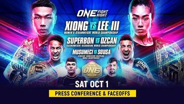ONE On Prime Video 2: Xiong vs. Lee III | Press Conference