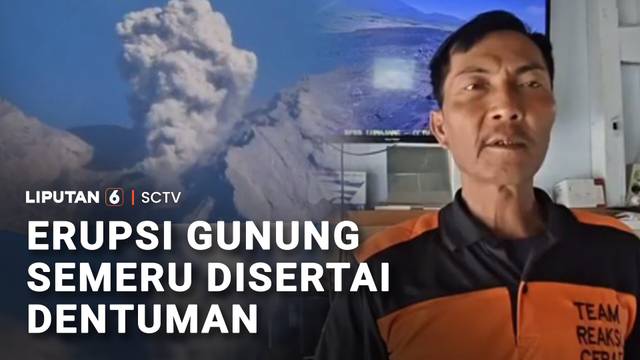 Semeru Kembali Erupsi Minggu Pagi, CCTV Merekam Aktivitas Hingga 17 Kali | Liputan 6