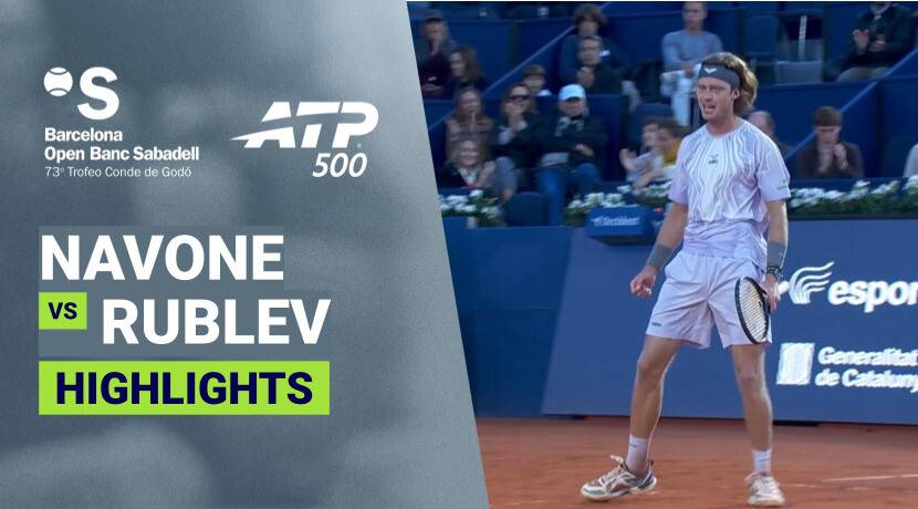 Mariano Navone vs Andrey Rublev - Round 1 | ATP 500: Barcelona Open Banc Sabadell 2026