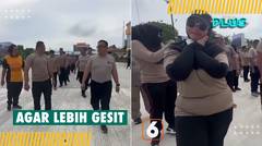 Kelebihan Berat Badan, 115 Anggota Polisi di Balikpapan Wajib Ikuti Latihan Kebugaran