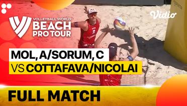 Full Match | Round 1 - Center Court : Mol, A/Sorum, C (NOR) vs Cottafava/Nicolai (ITA) | Beach Pro Tour Elite16 Uberlandia, Brazil 2023