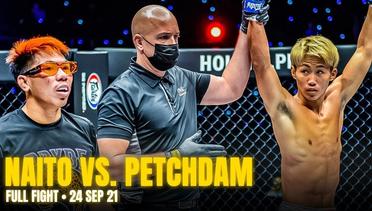TOO CLOSE TO CALL Petchdam vs. Taiki Naito | Muay Thai Full Fight