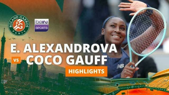 Ekaterina Alexandrova vs Coco Gauff - Highlights | Roland Garros 2025