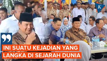 Senang Dapat Dukungan Eks Panglima GAM, Prabowo: Kok Kita Bisa Bersatu?