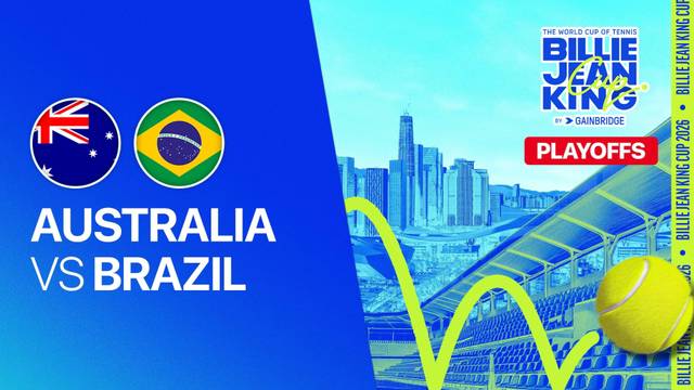 Australia vs Brazil - Full Match | Billie Jean King Cup Play-offs 2025