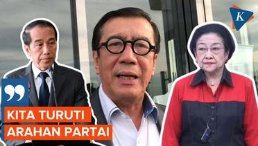 Menteri PDI-P Dilarang Mundur oleh Megawati, Yasonna Kita Turuti