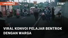 Viral Konvoi Pelajar Bermotor Bentrok Dengan Warga di Muntilan