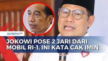 Jokowi Pose 2 Jari dari Mobil RI-1, Cak Imin: Kampanye Pakai Fasilitas Negara, Memalukan