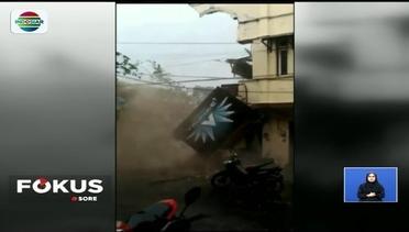 Detik-Detik Dramatis Runtuhnya Ruko di Kota Malang - Fokus Sore