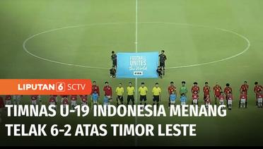 Timnas Indonesia Bekuk Timor Leste 6-2 di Piala AFF U-19, Lolos ke Semifinal | Liputan 6