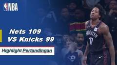 NBA | Cuplikan Hasil Pertandingan : Nets 109 VS Knicks 99