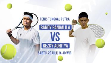 Randy Pangalila Siap Hadapi Rezky Aditya dalam Pertandingan Tenis Tunggal Putra!! 28 Juli
