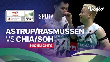 Men's Doubles: Kim Astrup/Anders Skaarup Rasmussen (DEN) vs Aaron Chia/Soh Wooi Yik (MAS) - Highlights | Thomas Cup Chengdu 2024 - Men's Doubles