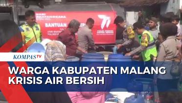 Hampir Dua Pekan Warga Kabupaten Malang Krisis Air Bersih