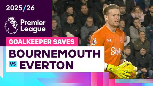 Penyelamatan Kiper | Bournemouth vs Everton | Premier League 2025/26