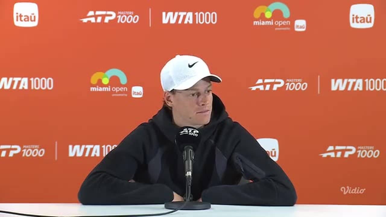 Jannik Sinner, Round 2 Miami Open presented by Itau 2026 (After Match Press  Conference) | ATP 2026