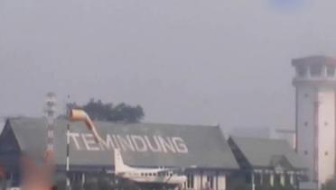 Jarak Pandang Bandara Thaha Jambi Anjlok di Angka 400 Meter