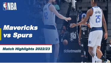 Match Highlights | Dallas Mavericks vs San Antonio Spurs | NBA Regular Season 2022/23