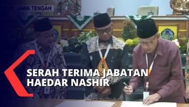 Inilah Momen Serah Terima Jabatan Ketua dan Sekretaris Umum PP Muhammadiyah Periode 2022-2027!