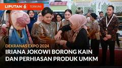 Kunjungi Dekranas Expo 2024, Iriana Jokowi Borong Kain dan Perhiasan Produk UMKM | Liputan 6