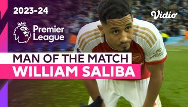Aksi Man of the Match: William Saliba  | Man City vs Arsenal | Premier League 2023/24