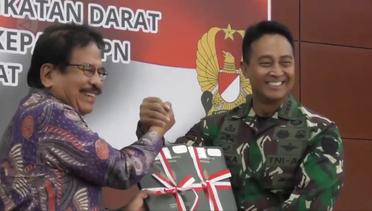 Menteri ATR_BPN serahkan 5 sertifikat tanah ke TNI AD