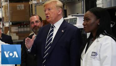 Trump Tours NIH Facility as Coronavirus US Death Toll Climbs to 9
