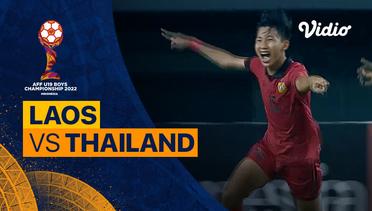 Mini Match - Semifinal 2: Laos vs Thailand | AFF U-19 Championship 2022
