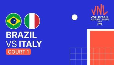 Full Match | VNL MEN'S - Brazil vs Italy | Volleyball Nations League 2021