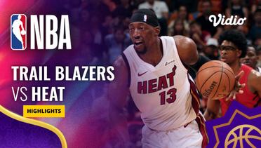 Portland Trail Blazers vs Miami Heat - Highlights | NBA Regular Season 2023/24