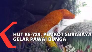 Pawai Bunga Meriahkan HUT Kota Surabaya ke-729