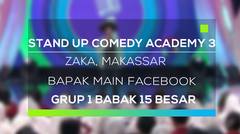 Stand Up Comedy Academy 3 : Zaka, Makassar - Bapak Main Facebook