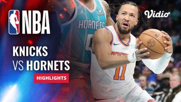 New York Knicks vs Charlote Hornets - Highlights | NBA Regular Season 2023/24