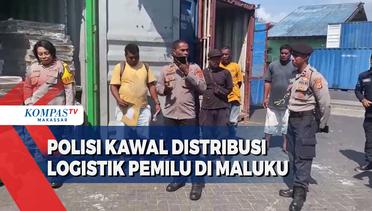 Polisi Kawal Distribusi Logistik Pemilu di Maluku