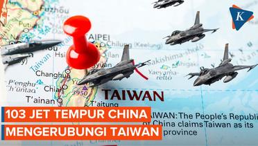 10 Lebih Pesawat Tempur China Kembali Terbang di Sekitar Taiwan