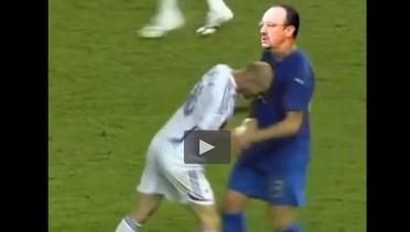 Insiden Tanduk Kepala Zidane Pada Rafael Benitez