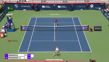 Match Highlights | Katerina Siniakova 2 vs 1 Garbine Muguruza | WTA National Bank Open 2021