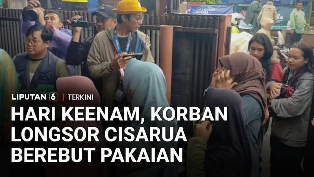 Hari Keenam, Korban Longsor Cisarua Berebut Bantuan Pakaian | Liputan 6