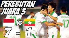 Baby Shark Ala Bung Jebret Saat Pertandingan Indonesia vs Myanmar 7-1 Piala AFF U18 - Full Highlights