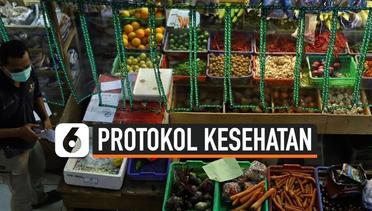 Melihat Penerapan Protokol Kesehatan Covid-19 di Pasar Santa Jakarta