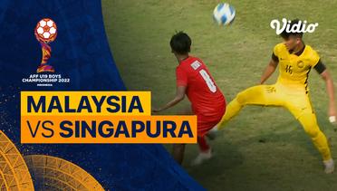 Mini Match - Malaysia vs Singapura | AFF U-19 Championship 2022