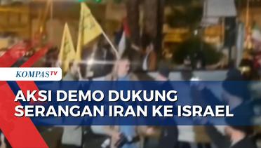 Berkumpul di Teheran, Warga Iran Dukung Serangan Balik ke Israel
