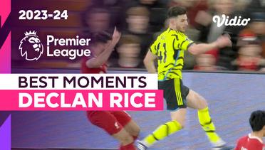 Aksi Declan Rice | Liverpool vs Arsenal | Premier League 2023/24
